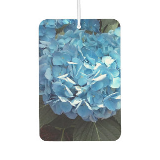 Blue Hydrangea Portrait Rectangle Air Freshener Autolufterfrischer