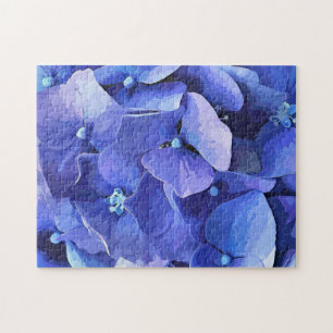 BLUE HYDRANGEA PUZZLE