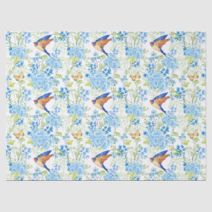 Blue Hydrangea Seidenpapier