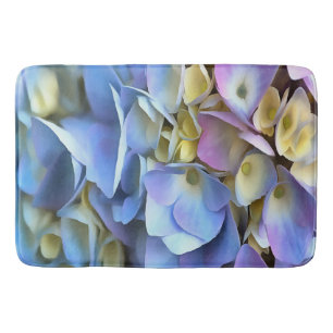 Blue Hydrangea Shrub Artistic Bossom Badematte