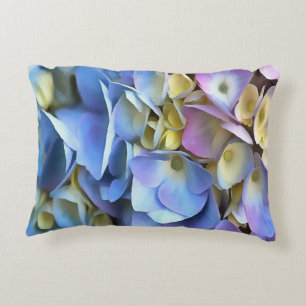 Blue Hydrangea Shrub Artistic Bossom Dekokissen