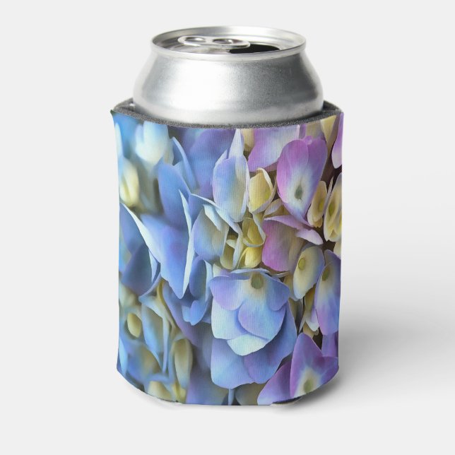 Blue Hydrangea Shrub Artistic Bossom Dosenkühler (Kanne Rückseite)