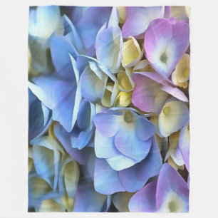 Blue Hydrangea Shrub Artistic Bossom Fleecedecke