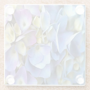 Blue Hydrangea Shrub Artistic Bossom Glasuntersetzer