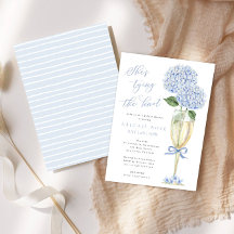 Blue Hydrangea Sie bindet das Brautparty des Knote