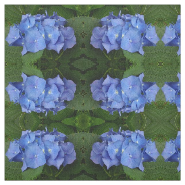Blue Hydrangea Stoff (Muster)
