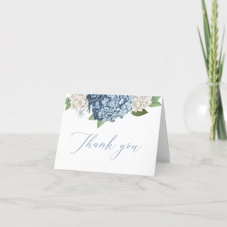 Blue Hydrangea Vielen Dank Karten