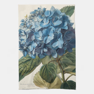 Blue Hydrangea Vintag Geschirrtuch
