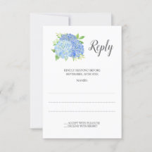 Blue Hydrangea Wasserfarbe Blumenzehen