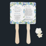 Blue Hydrangea Watercolor Floral Wedding Program Fächer<br><div class="desc">Blue Hydrangea Watercolor Blumenzwiebelprogramm Fan. (1) Für weitere Anpassungen klicken Sie bitte auf den Link "Weiter anpassen" und verwenden Sie unser Designwerkzeug,  um diese Vorlage zu ändern. (2) Wenn Sie Hilfe oder passende Artikel benötigen,  kontaktieren Sie mich bitte.</div>