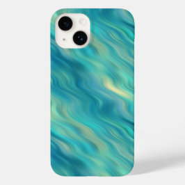 Blue Hydrangea Wavy Texture Case-Mate iPhone Hülle