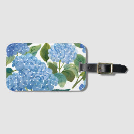 Blue Hydrangeas | Beautiful Floral Bush Gepäckanhänger