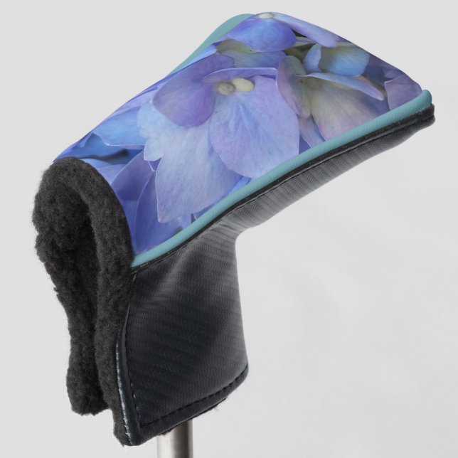 Blue Hydrangeas Blume Golf Head Cover Golf Headcover (3/4 Vorderseite)