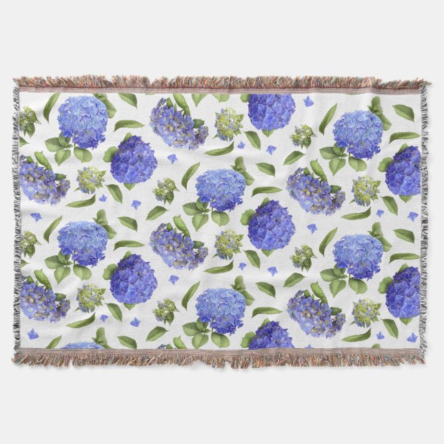 Blue Hydrangeas Decke (Vorderseite)