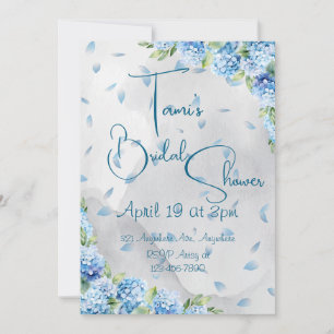 Blue Hydrangeas Einladung