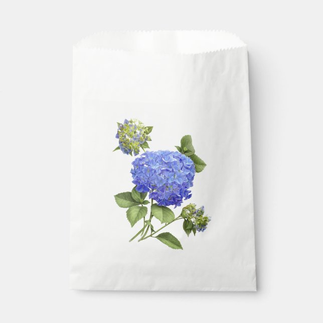 Blue Hydrangeas Geschenktütchen (Vorderseite)