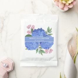 Blue Hydrangeas Modern Bouquet Custom