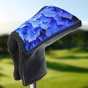 Blue Hydrangeas Putter Golf Head Cover Headcover