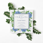 Blue Hydrangeas Watercolor 50. Geburtstagsparty Einladung<br><div class="desc">Blue Hydrangeas Watercolor 50. Geburtstagsparty Einladung ist eine wunderschöne Aquarell mit blauen Hydrangeas und Grün. Sie können die Vorlage personalisieren, indem Sie "Personalisieren Sie diese Vorlage" auswählen oder wenn Sie gewollt haben, dieses Design noch weiter anzupassen, wählen Sie bitte "Bearbeiten mit dem Entwurfswerkzeug". Wenn Sie passende Artikel benötigen, kontaktieren Sie...</div>