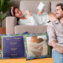 Blue Hydrangeas Wedding Anniversary Custom Foto