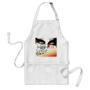 Blue Hypnotic Eyes Make Up Schürze