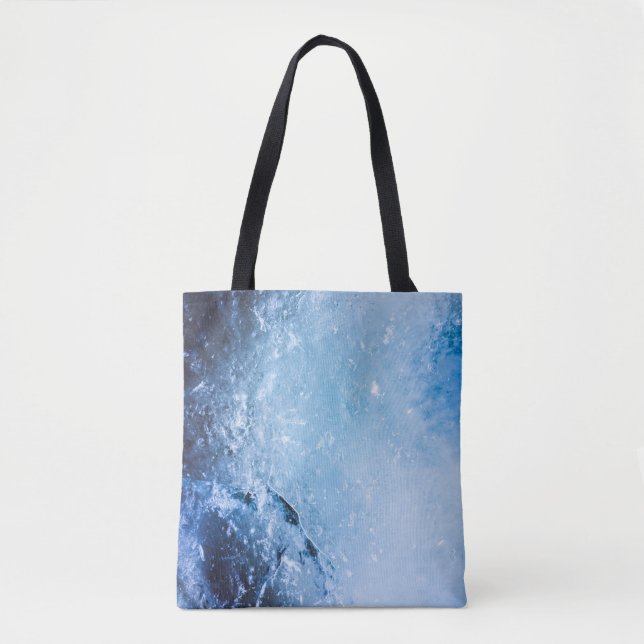 Blue Ice Abstrakt Art Foto (Vorderseite)