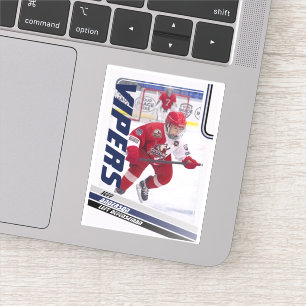 Blue Ice Hockey Sammelkarten Aufkleber