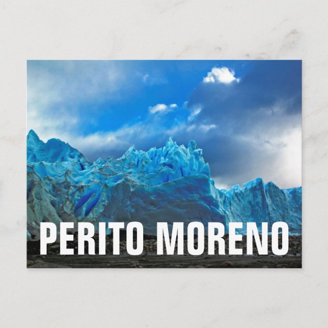 Blue Ice - Perito Moreno Postkarte (Vorderseite)