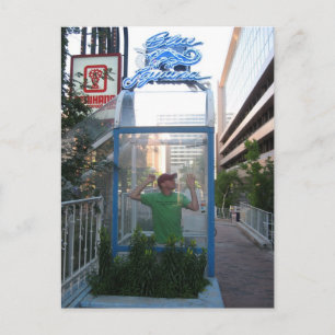 Blue Iguana - Vertikal Postkarte