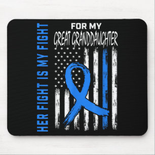 Blue Ihr Kampf Diabetes Bewusstsein Shirt Great Gr Mousepad