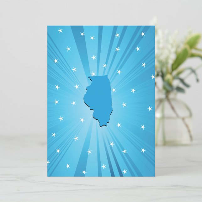 Blue Illinois Einladungen (Von Creator hochgeladen)