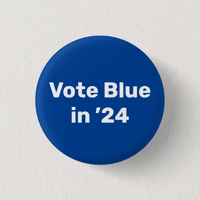 Blue im Jahr 2024 Button (Vorderseite)