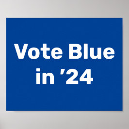Blue im Jahr 2024 Poster
