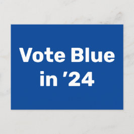 Blue im Jahr 2024 Postkarte