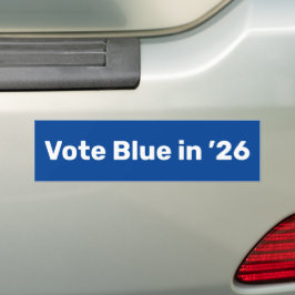 Blue im Jahr 2026 Autoaufkleber