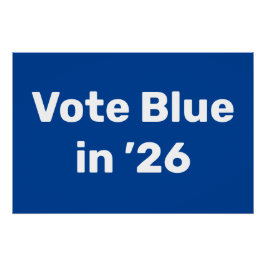 Blue im Jahr 2026 Poster