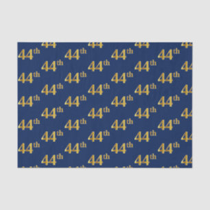 Blue, Imitate Gold 44. (44.) Event Seidenpapier