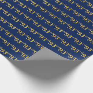 Blue, Imitate Gold 93. (30.) Event Geschenkpapier
