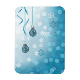 Blue Imitats Glitzer Weihnachtsschmuck Magnet