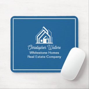 Blue Immobilienunternehmen Personalisierter Makler Mousepad