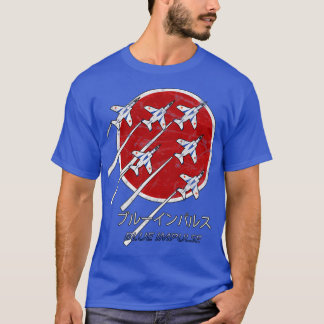 Blue Impulse JASDF Demo Team Japan Vintage Design T-Shirt