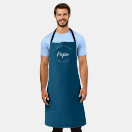 Blue Individuelle Name Year Master Baker Papa Schü Schürze