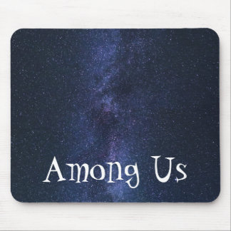 Blue Infinite Galaxy Mousepad