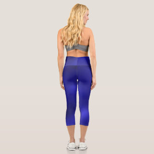Blue Inspiriert 21 von Kristalin Davis Capri Leggings