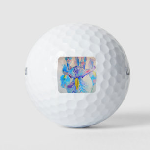 Blue Iris Art Blumengestalt Golfball