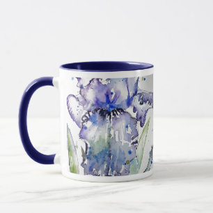 Blue Iris Arte e Cultura Blume Tasse