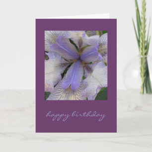 Blue Iris Card Karte