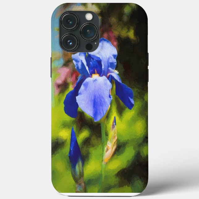 Blue Iris Case-Mate iPhone Case (Rückseite)