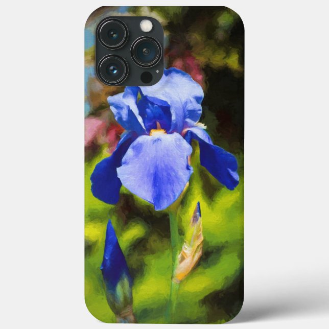 Blue Iris Case-Mate iPhone Case (Rückseite)