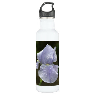 Blue Iris Floral Trinkflasche